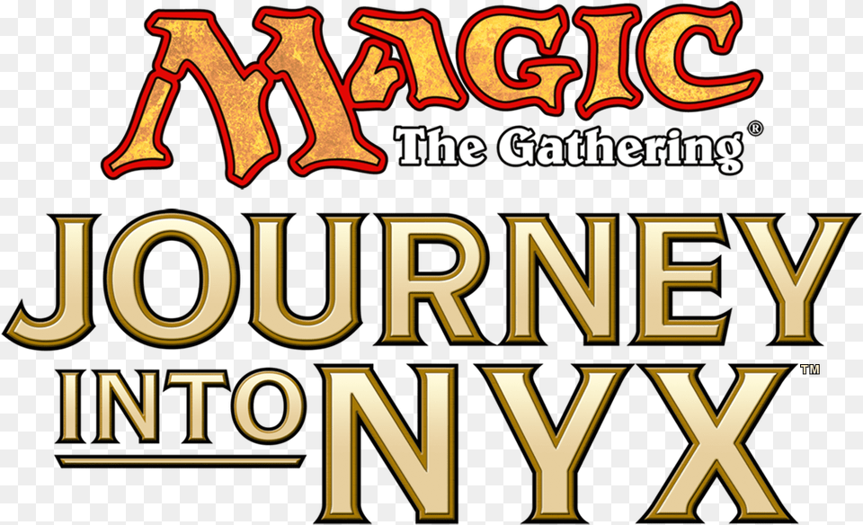 Nm Goldenhide Ox X4 Journey Into Nyx Mtg Magic Green Magic The Gathering Logo Journey, Book, Publication, Text Free Png