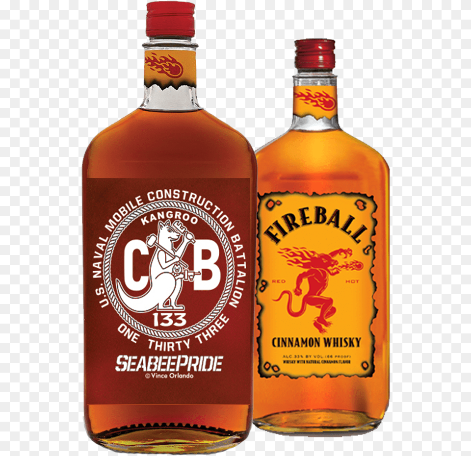 Nmcb 133 Fireball Fireball Whiskey, Alcohol, Beverage, Liquor, Whisky Png