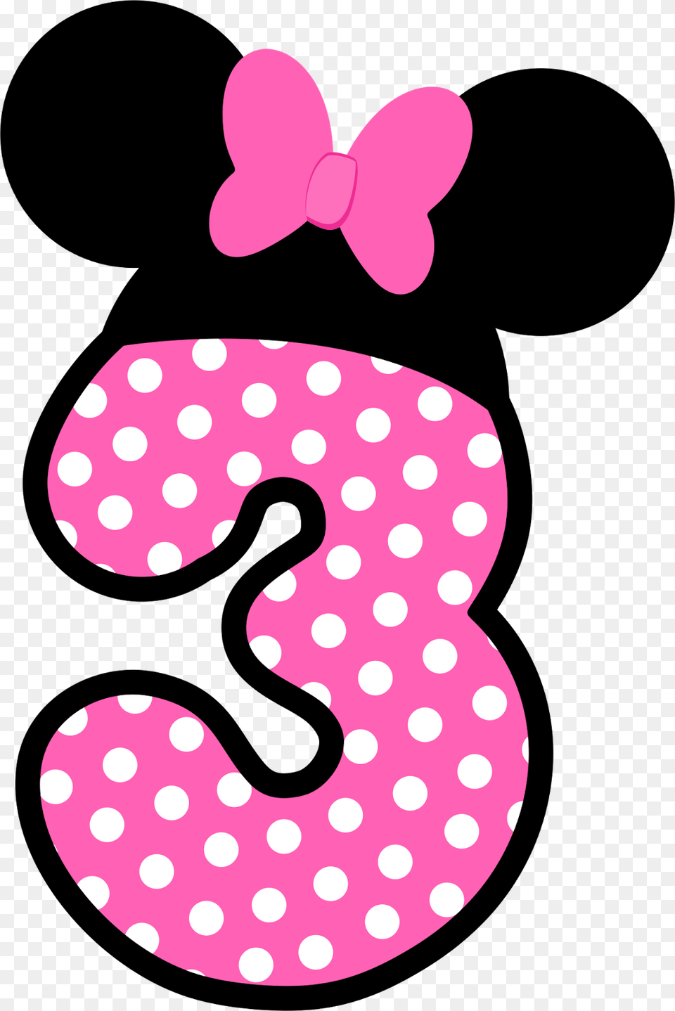 Nmeros A Lo Minnie En Rosa Numero 2 Minnie Rosa, Pattern, Symbol, Text, Number Free Png Download