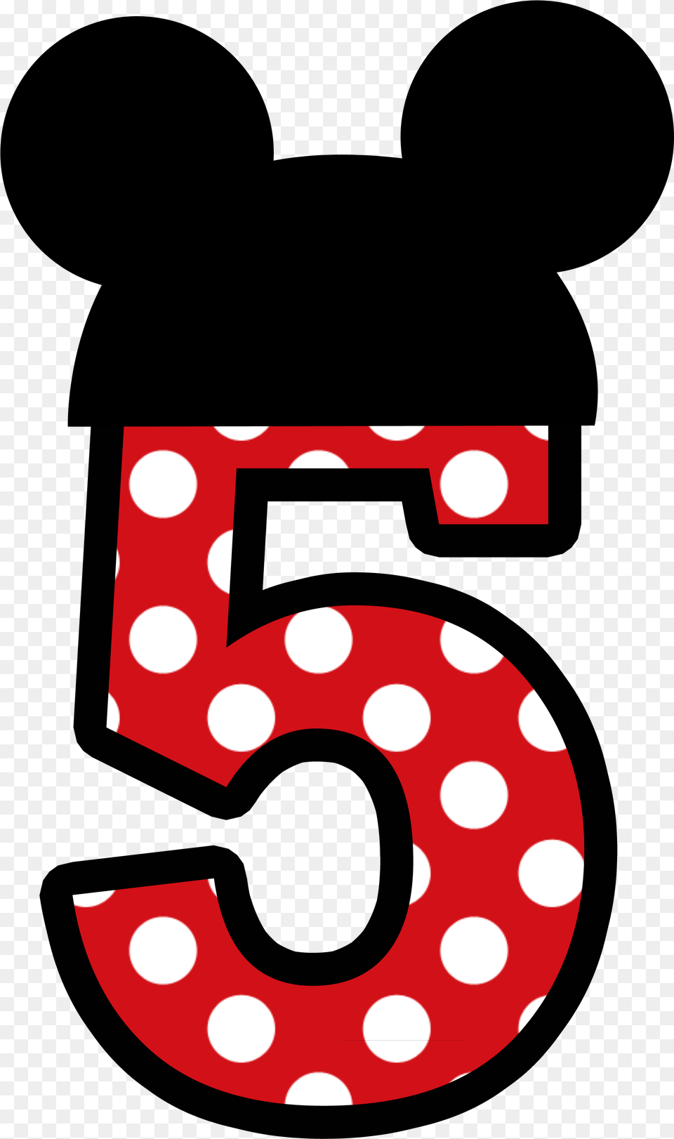 Nmeros Para Montagens Digitais Tema Minnie E Mickey Mickey Mouse Numbers, Pattern, Number, Symbol, Text Free Png Download