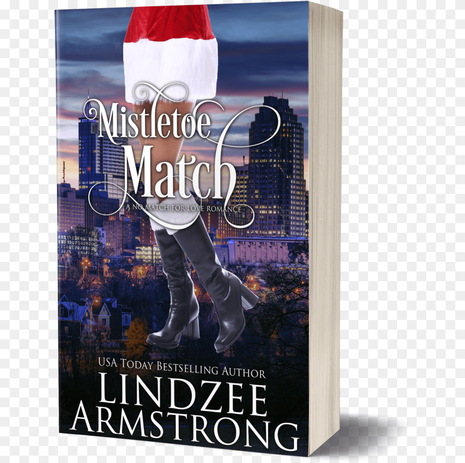 Nmfl 06 Mistletoe 3d City Lindzee Armstrong, Book, Novel, Publication, Person Free Png
