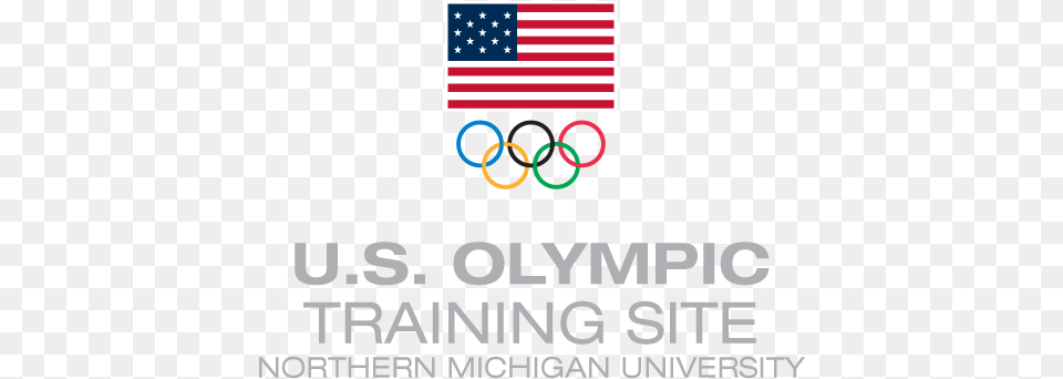 Nmu Olympic Training Site Logo With American Flag Over Usa Bmx Olympic Day 2017, American Flag Free Transparent Png