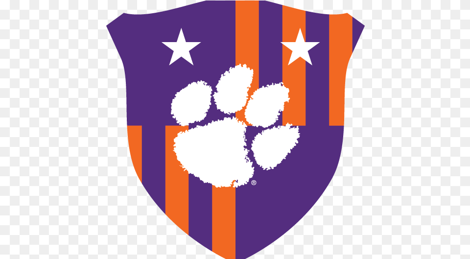No 10 Clemson Takes Down Boston College Abc Columbia Clemson Tigers, Armor, Shield, Person Png