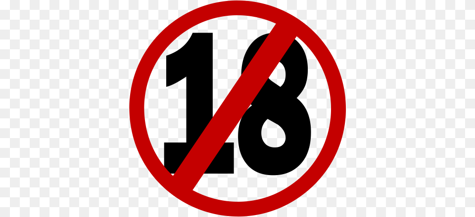 No 18, Sign, Symbol, Road Sign, Smoke Pipe Png Image
