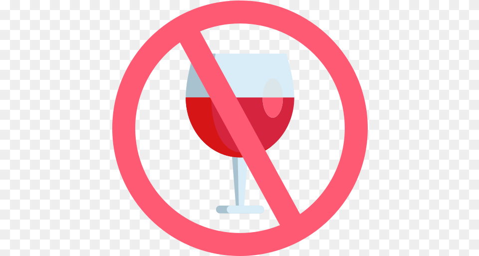 No Alcohol Stemware, Glass, Sign, Symbol, Beverage Free Transparent Png