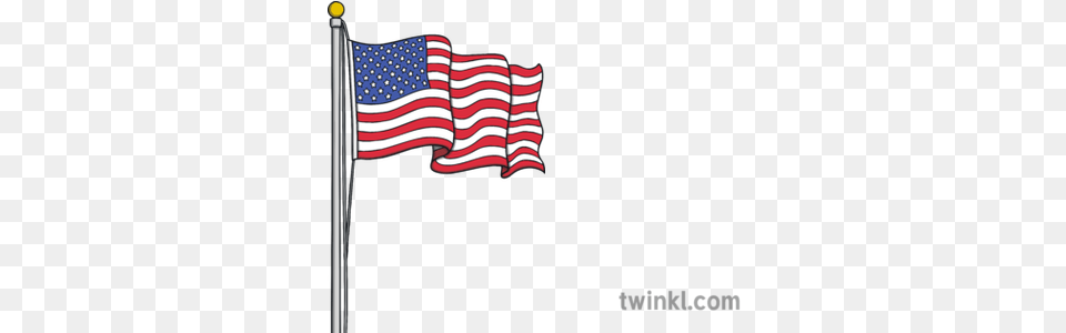 No Background America Stars Stripes Usa Flag Illustration, American Flag Png Image