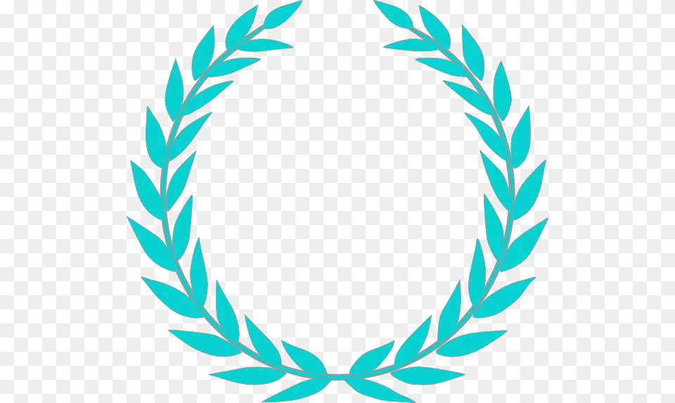 No Background Wreath Svg Clip Arts Laurel Wreath, Oval, Plant, Pattern, Turquoise Free Transparent Png