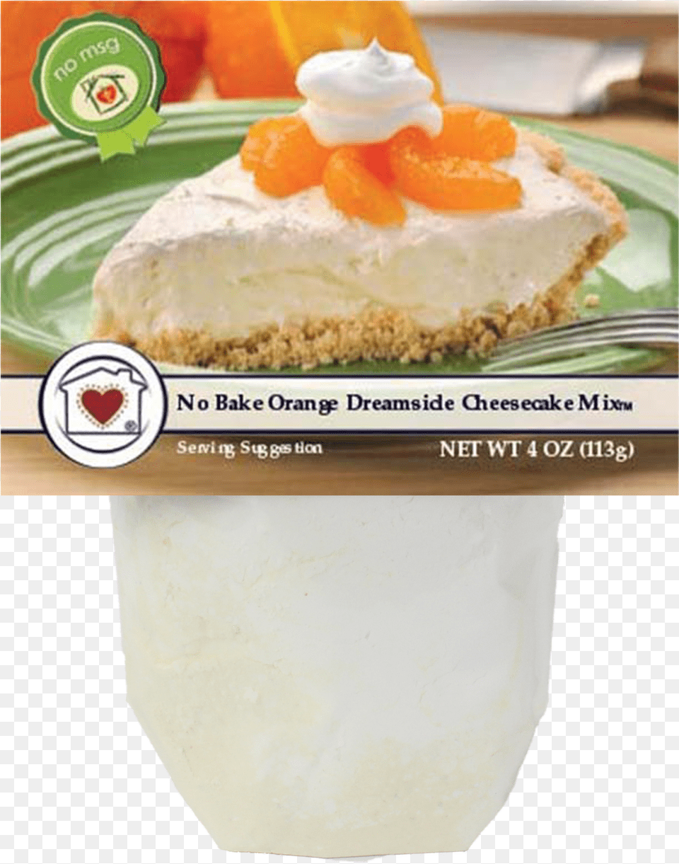No Bake Orange Dreamsicle Cheesecake Mix Cheesecake, Food, Fruit, Plant, Produce Free Png