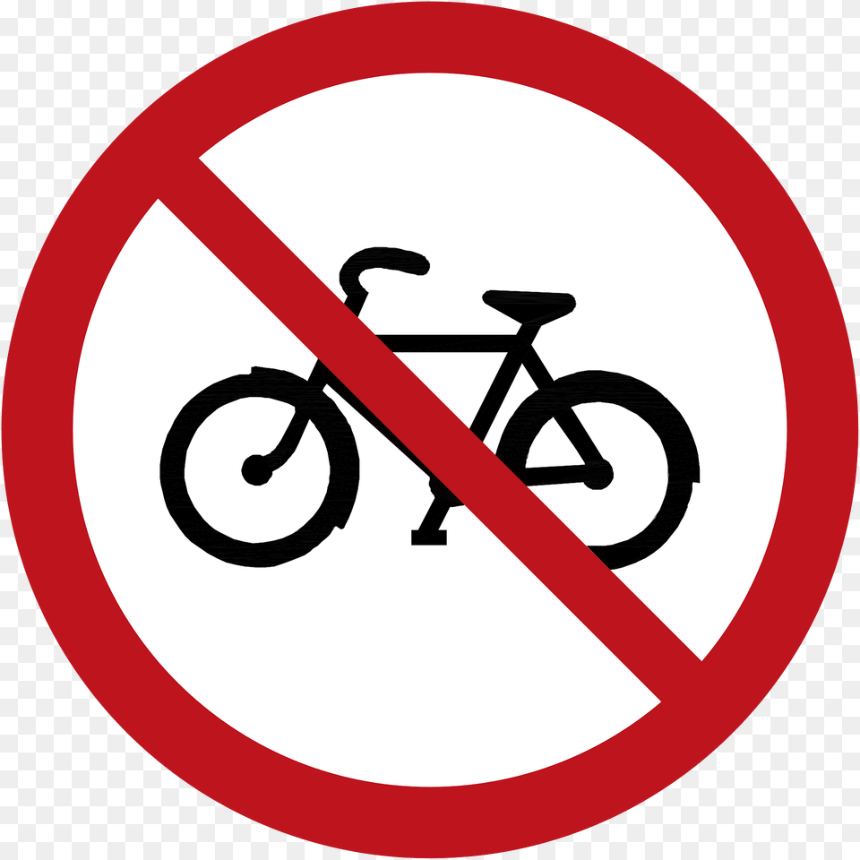 No Bicycles Sign In Jamaica Clipart, Symbol, Road Sign Free Transparent Png