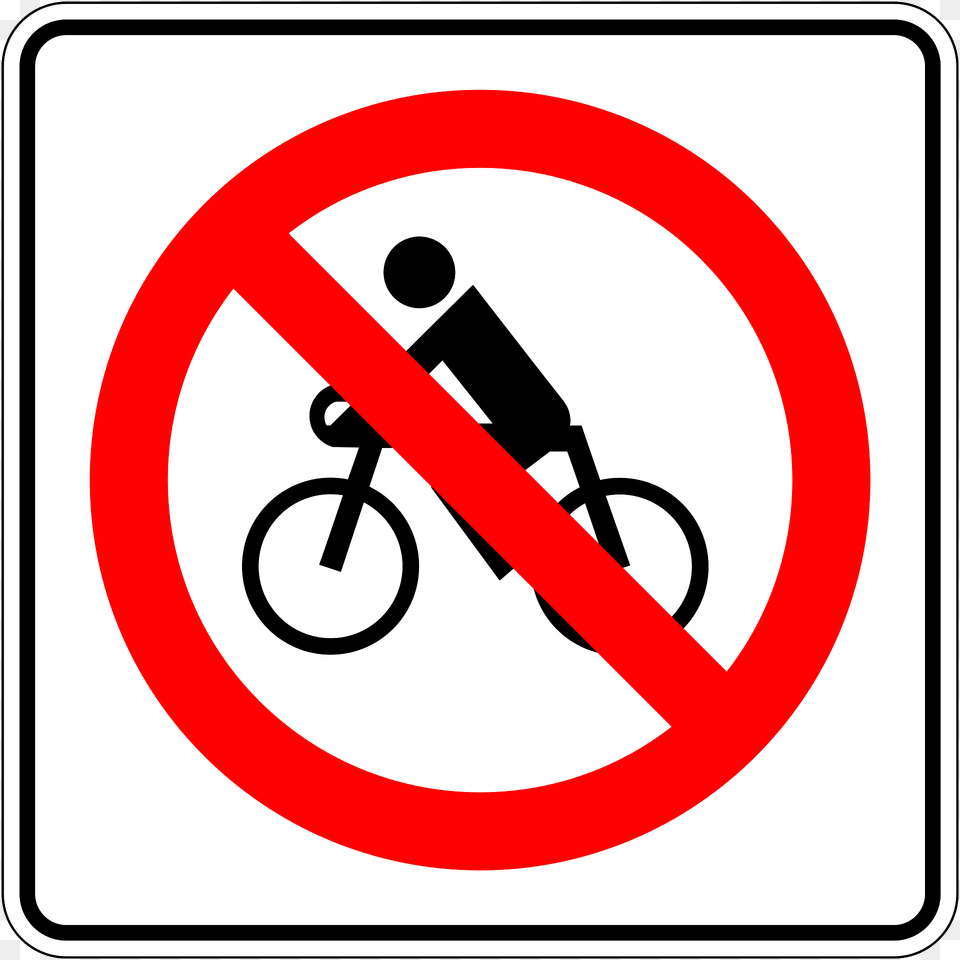 No Bicycles Sign In Mexico Clipart, Symbol, Road Sign Png