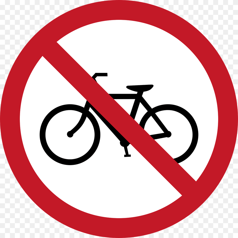 No Bicycles Sign In Philippines Clipart, Symbol, Road Sign Free Png Download