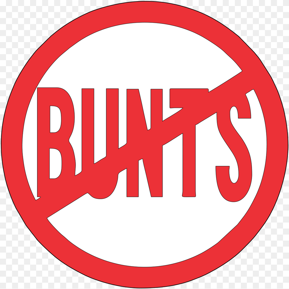 No Bunts Knob Sticker Dc Fly On The Wall, Sign, Symbol, Logo, Road Sign Png Image