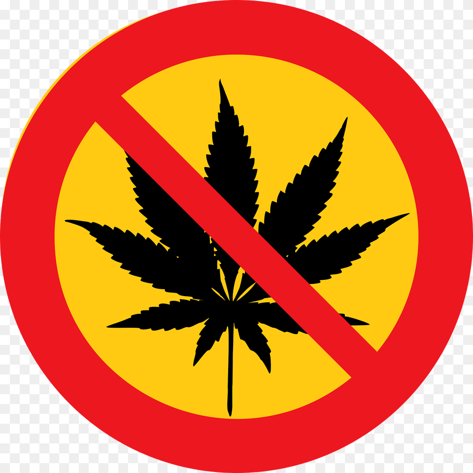 No Cannabis Clipart, Leaf, Plant, Weed, Symbol Png Image