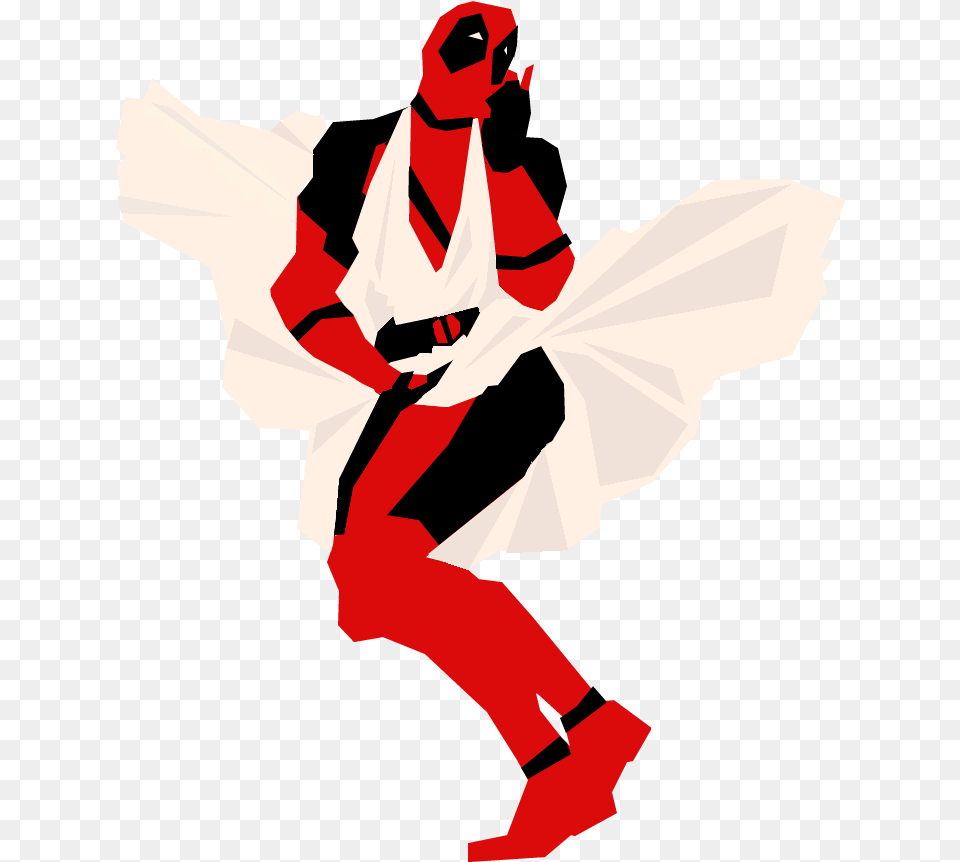 No Caption Provided Art Deco Deadpool, Dancing, Leisure Activities, Person, Performer Free Png