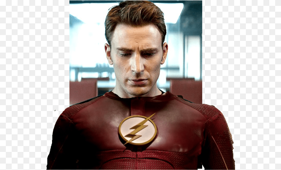 No Caption Provided Chris Evans As The Flash, Adult, Male, Man, Person Png