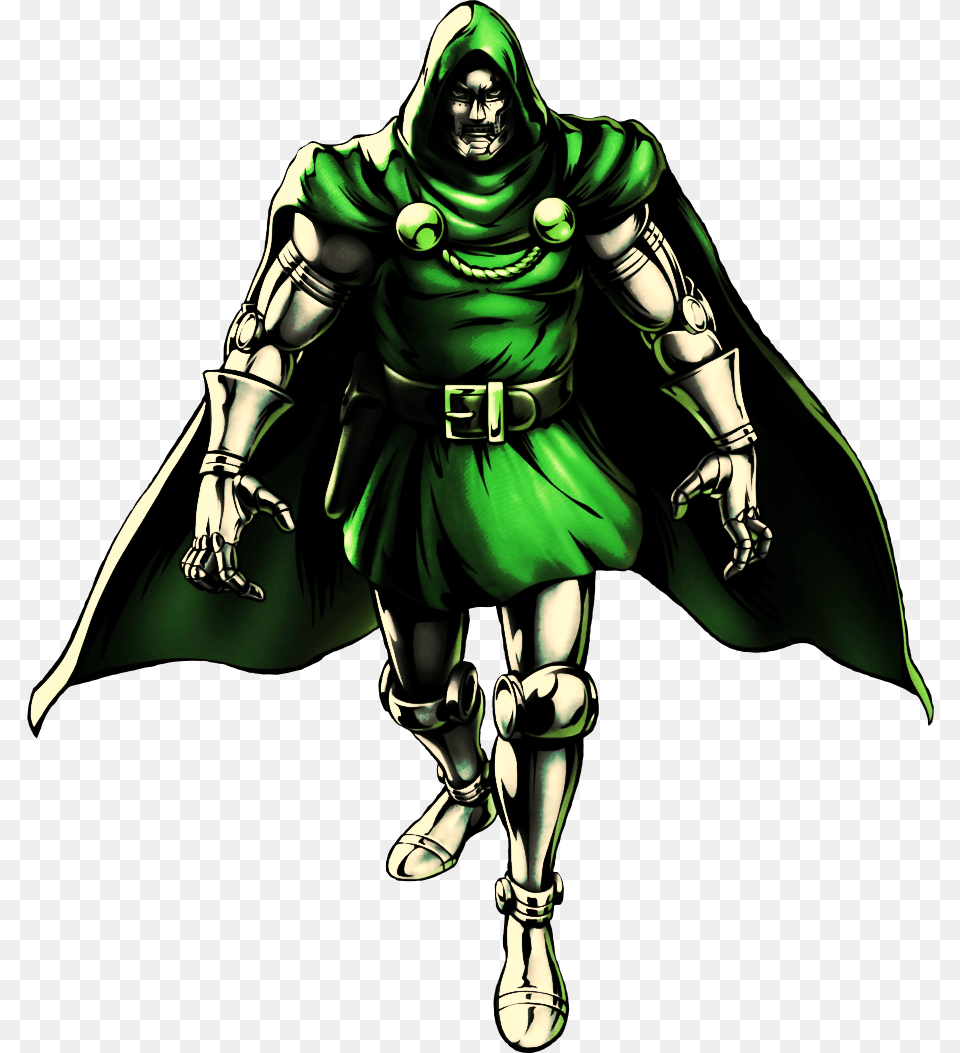 No Caption Provided Doctor Doom, Green, Adult, Female, Person Png