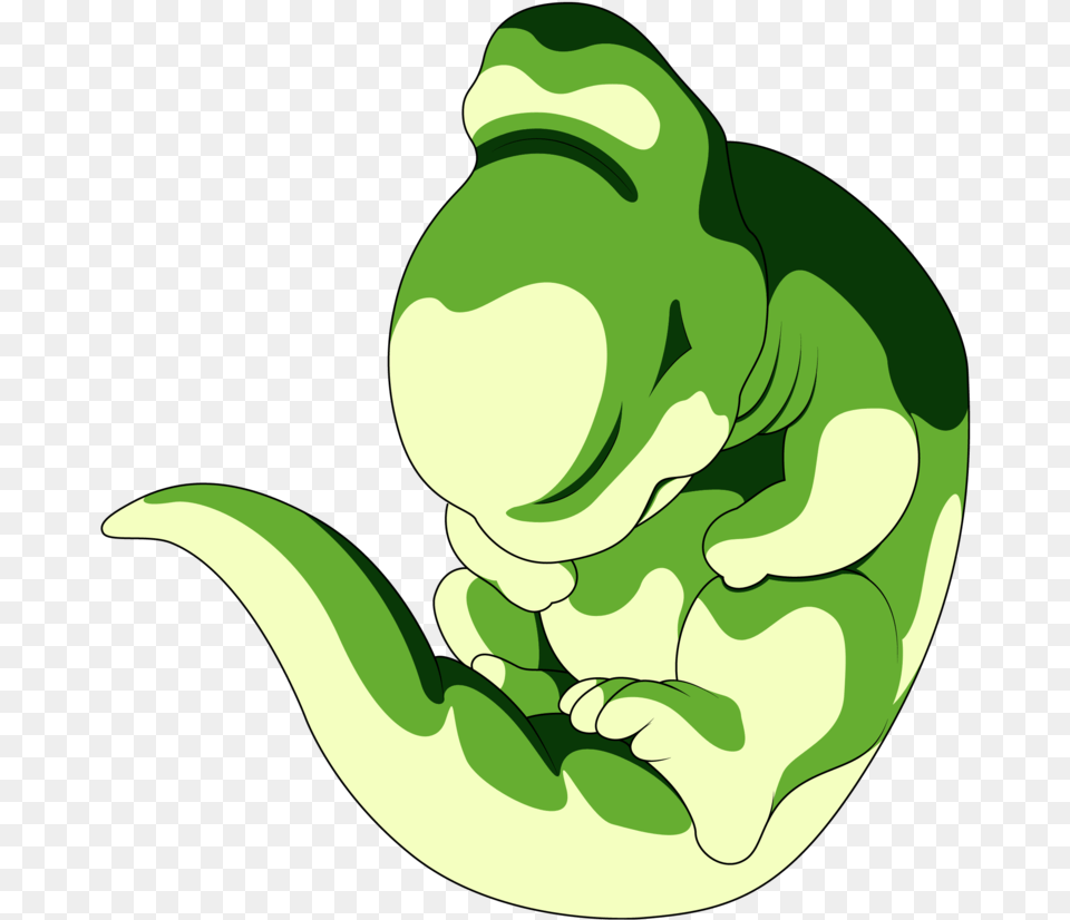 No Caption Provided Dragon Ball Cell Larva State, Green, Face, Head, Person Png Image