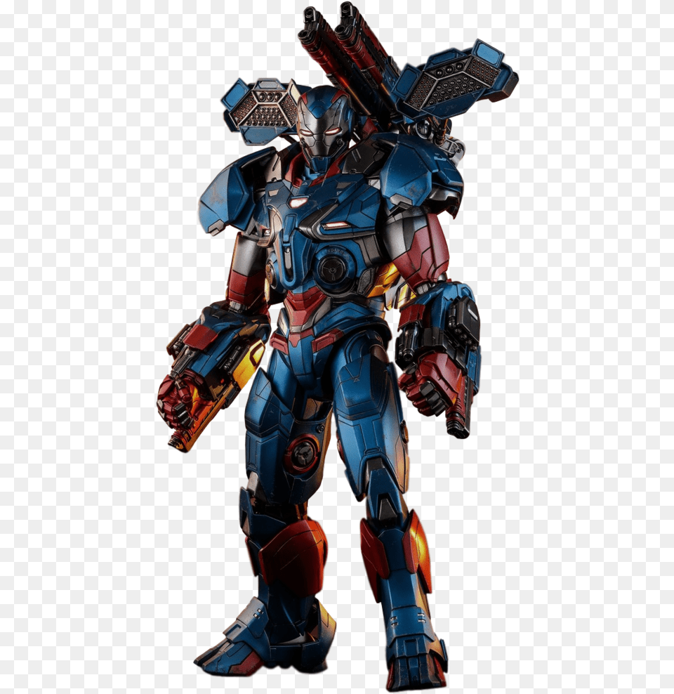 No Caption Provided Iron Patriot Endgame Armor, Toy, Robot Png