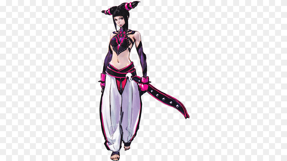 No Caption Provided Juri Street Fighter, Clothing, Costume, Person, Book Png