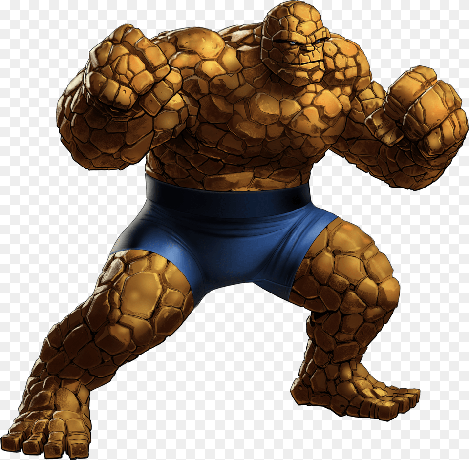 No Caption Provided Marvel Avengers Alliance Thing, Animal, Reptile, Snake Free Png Download
