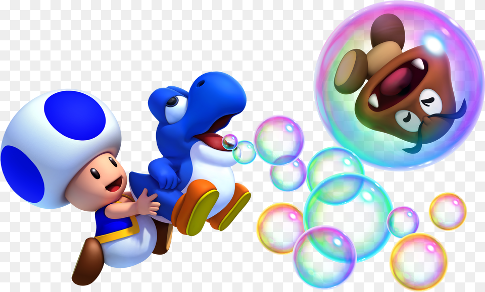 No Caption Provided New Super Mario Bros U Blue Yoshi, Person, Mixer, Girl, Female Png Image