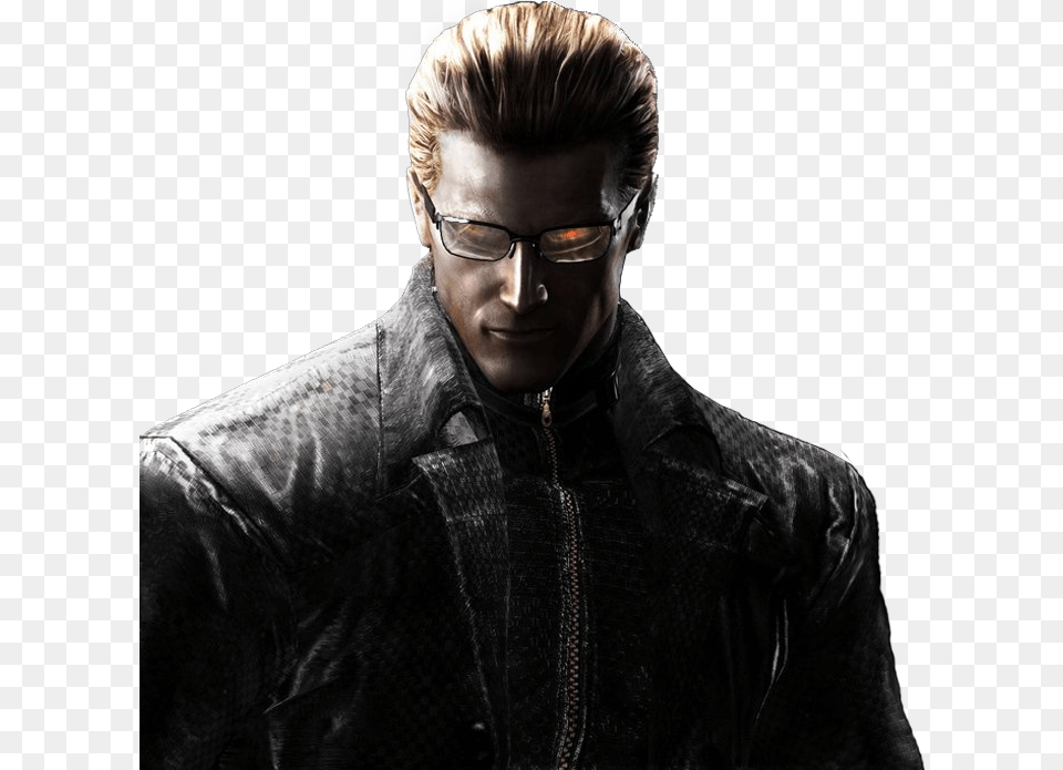 No Caption Provided No Caption Provided Resident Evil Wesker, Portrait, Photography, Person, Man Free Png Download
