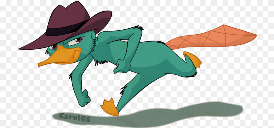 No Caption Provided Perry The Platypus Fan Art, Clothing, Hat, Animal, Fish Free Png Download
