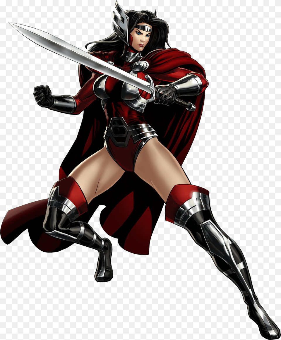 No Caption Provided Sif Angela And Valkyrie, Weapon, Sword, Adult, Person Free Transparent Png