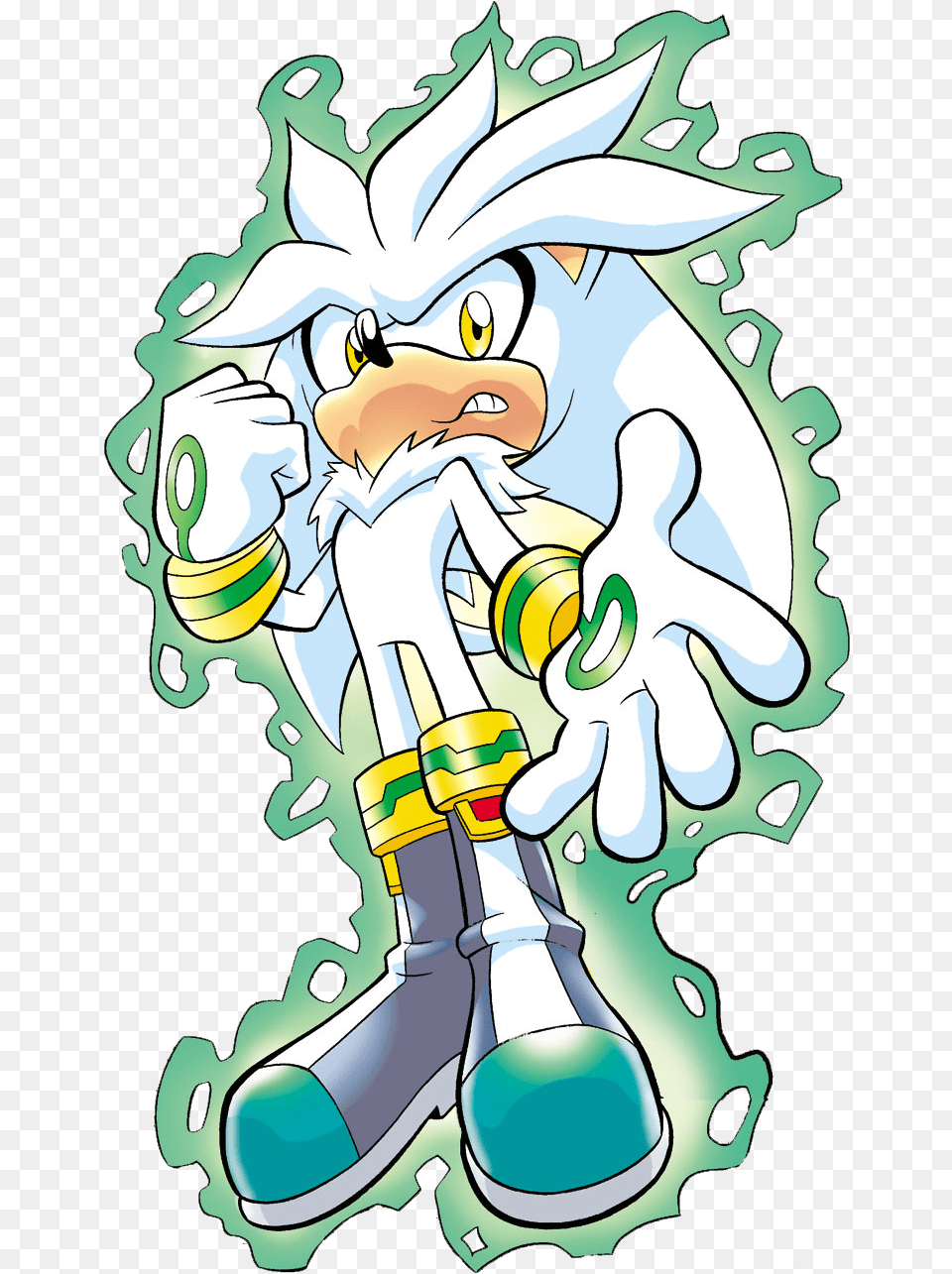 No Caption Provided Silver The Hedgehog, Book, Comics, Publication, Baby Png Image