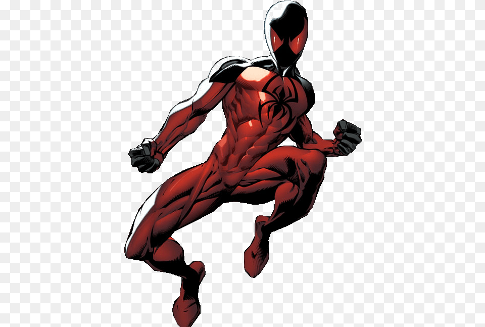 No Caption Provided Spider Man Scarlet Spider Kaine, Adult, Male, Person Free Png Download