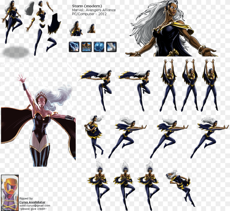 No Caption Provided Storm The Avengers Marvel, Adult, Book, Comics, Female Free Transparent Png