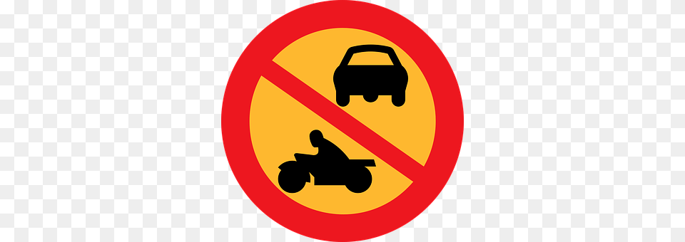 No Car Sign, Symbol, Road Sign, Transportation Png Image