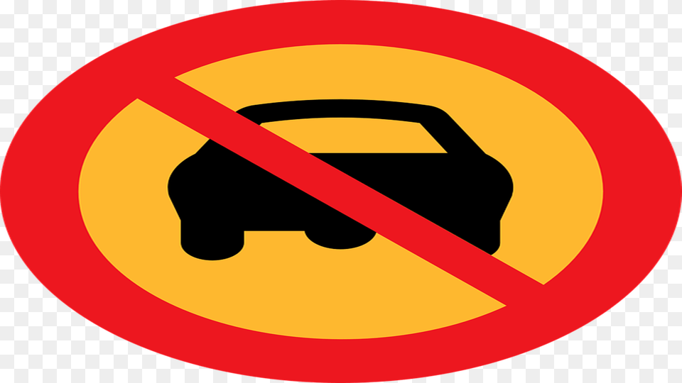 No Car Parking Sign, Symbol, Road Sign, Disk Png Image