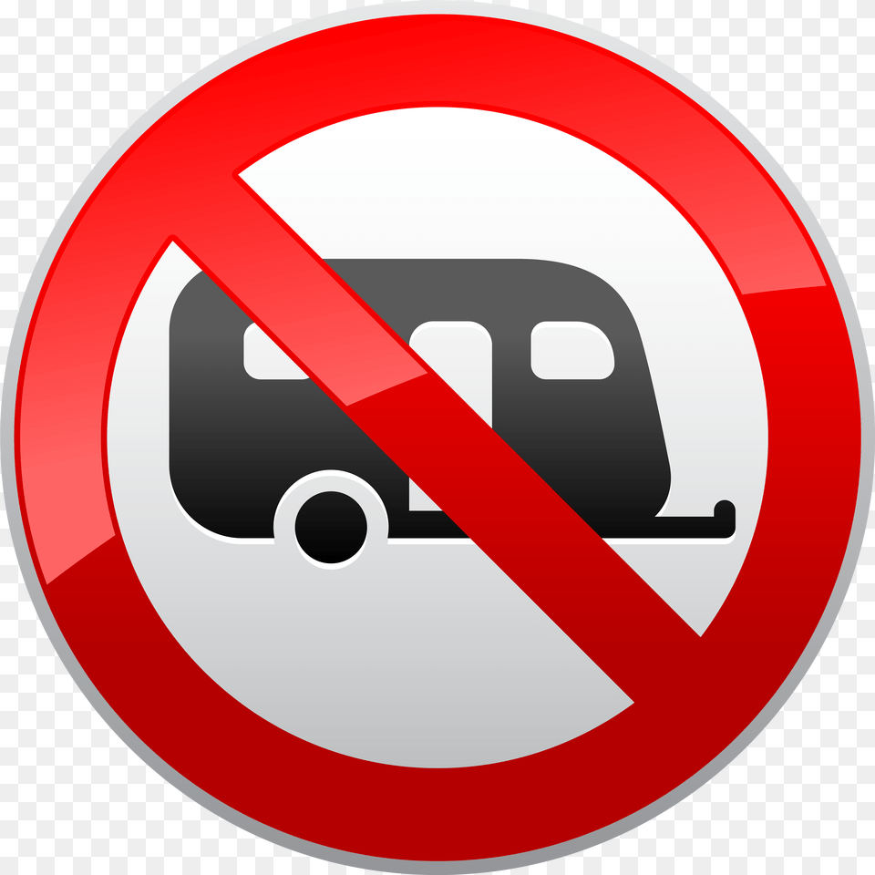 No Caravans Camping Sign Clipart 18 Alkohol, Symbol, Road Sign Free Transparent Png