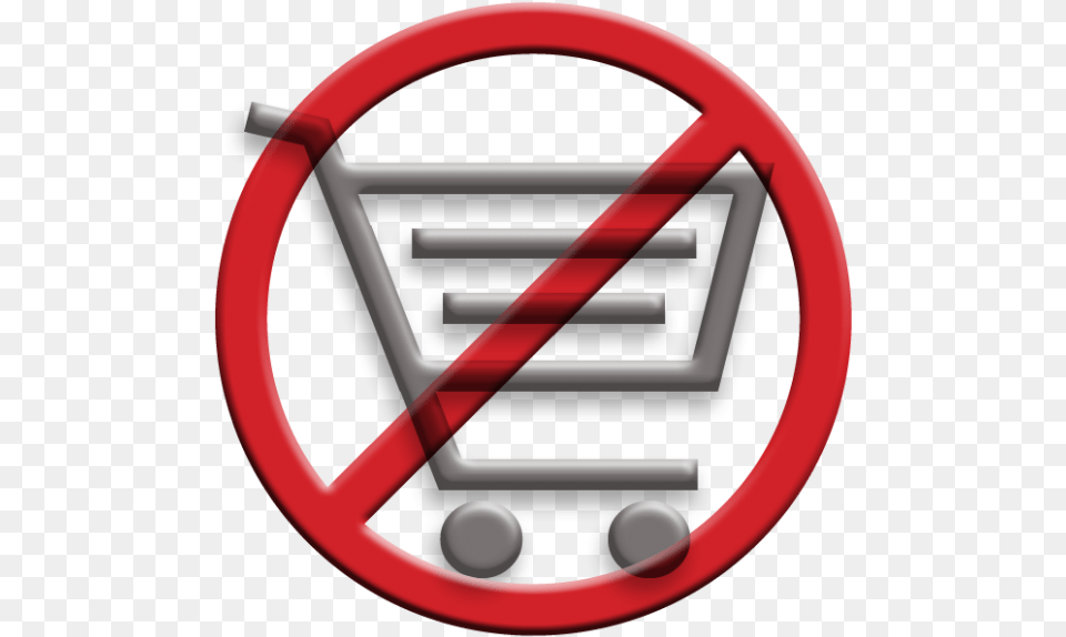 No Cart Image No Shopping Carts, Sign, Symbol, Road Sign Free Transparent Png