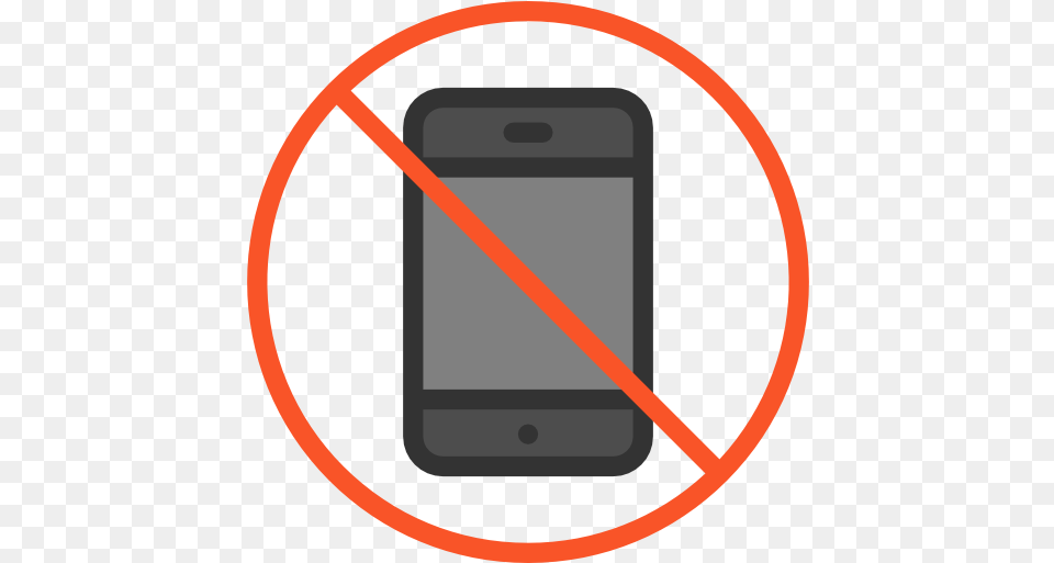 No Cell Phone 6 Image Icon, Electronics, Mobile Phone, Device, Grass Free Png Download