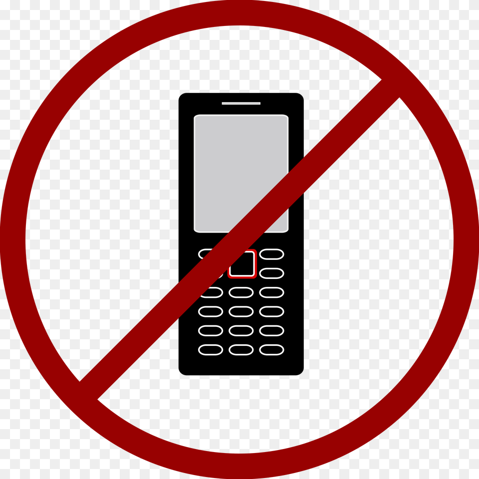 No Cell Phone Cell Phone With X, Electronics, Mobile Phone, Texting, Sign Free Transparent Png