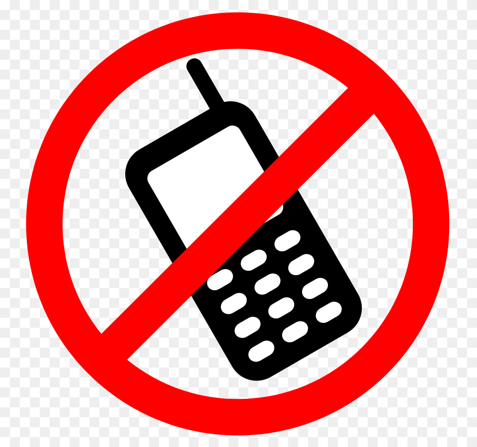 No Cell Phone Clipart, Sign, Symbol, Electronics, Road Sign Free Png