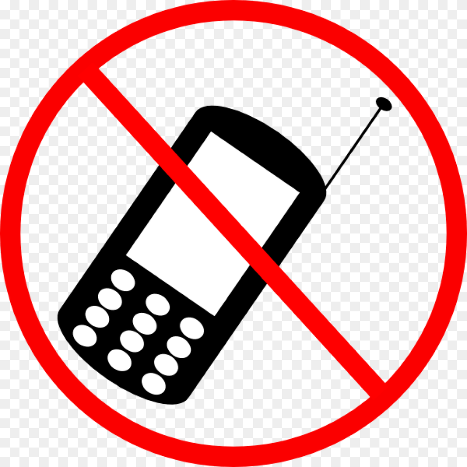 No Cell Phone Clipart Cellphone Clip Art, Sign, Symbol, Disk, Electronics Png