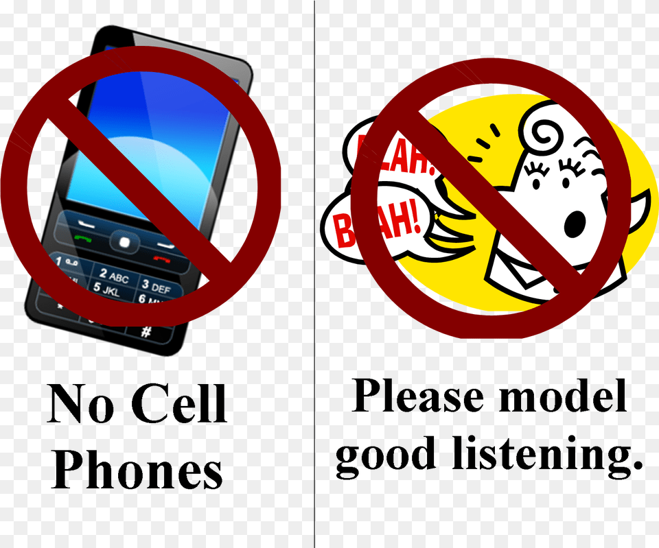 No Cell Phone Graphic Design, Electronics, Mobile Phone, Screen Free Transparent Png