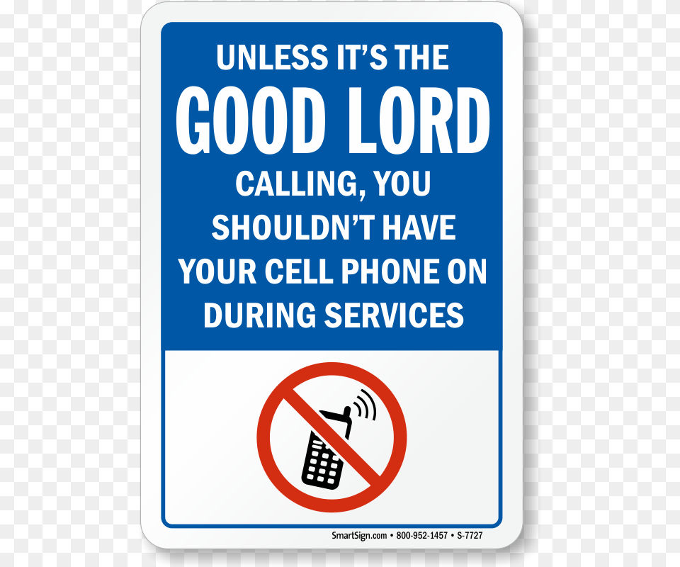 No Cell Phone In Church, Sign, Symbol, Electronics, Road Sign Free Png Download
