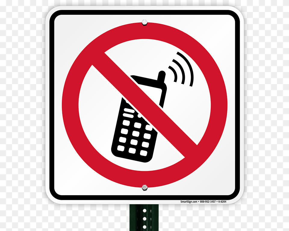 No Cell Phone Sign While Driving, Symbol, Road Sign, Electronics, Mobile Phone Free Transparent Png