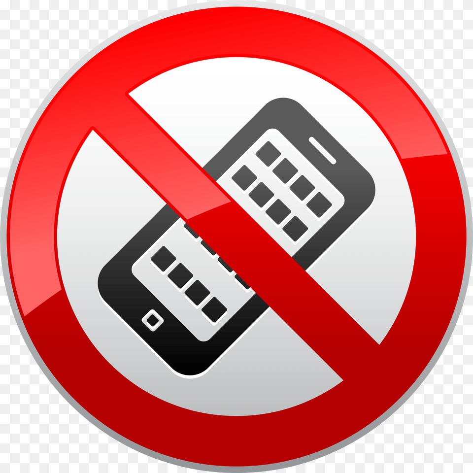No Cell Phones No Parking Sign Background, Symbol, Road Sign, Electronics Free Transparent Png