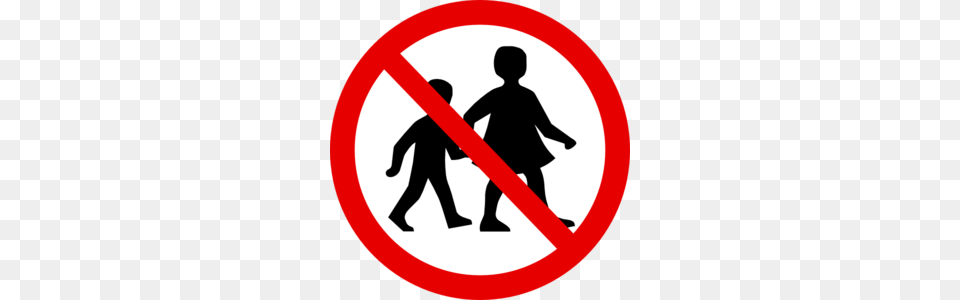 No Children Sign Clip Art, Symbol, Adult, Male, Man Png Image