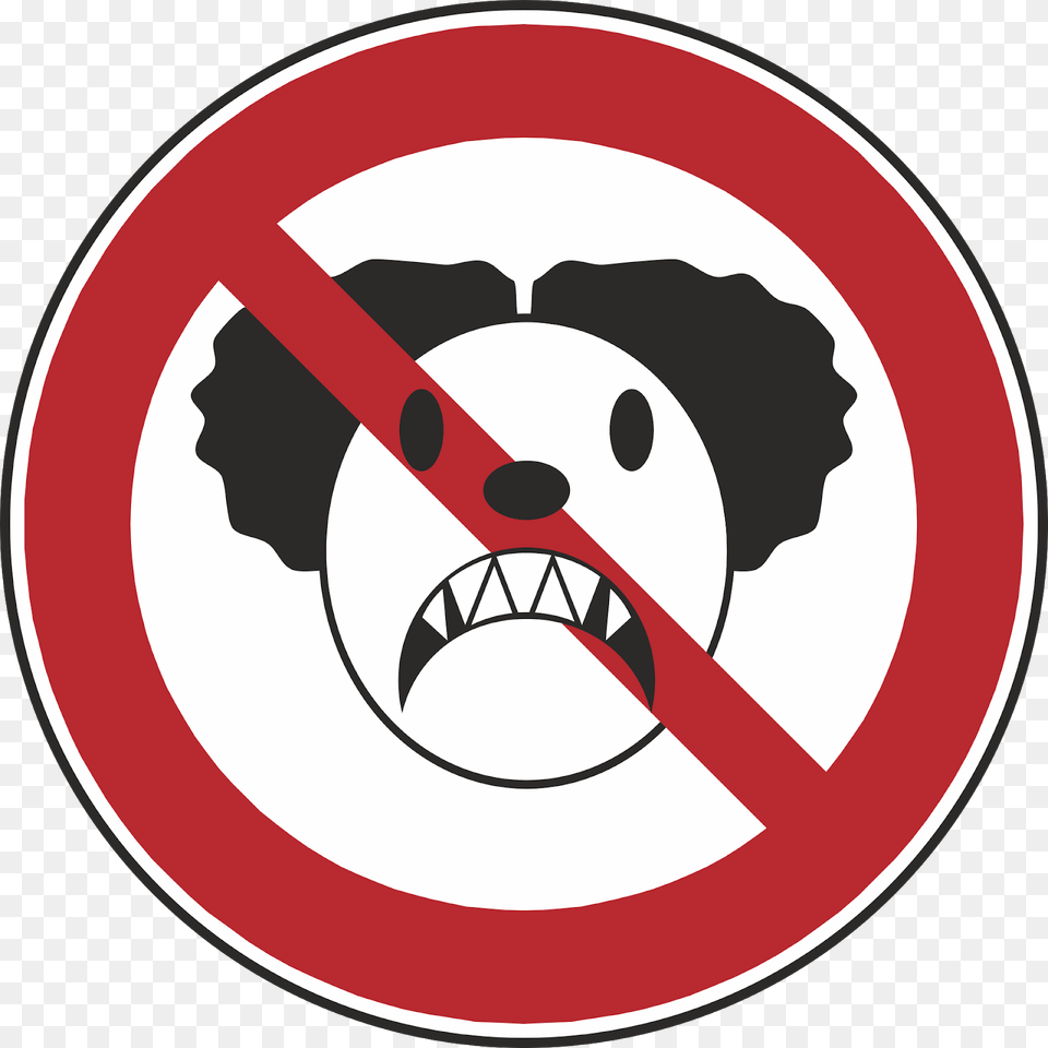 No Clowns Allowed, Sign, Symbol, Disk, Road Sign Free Png Download