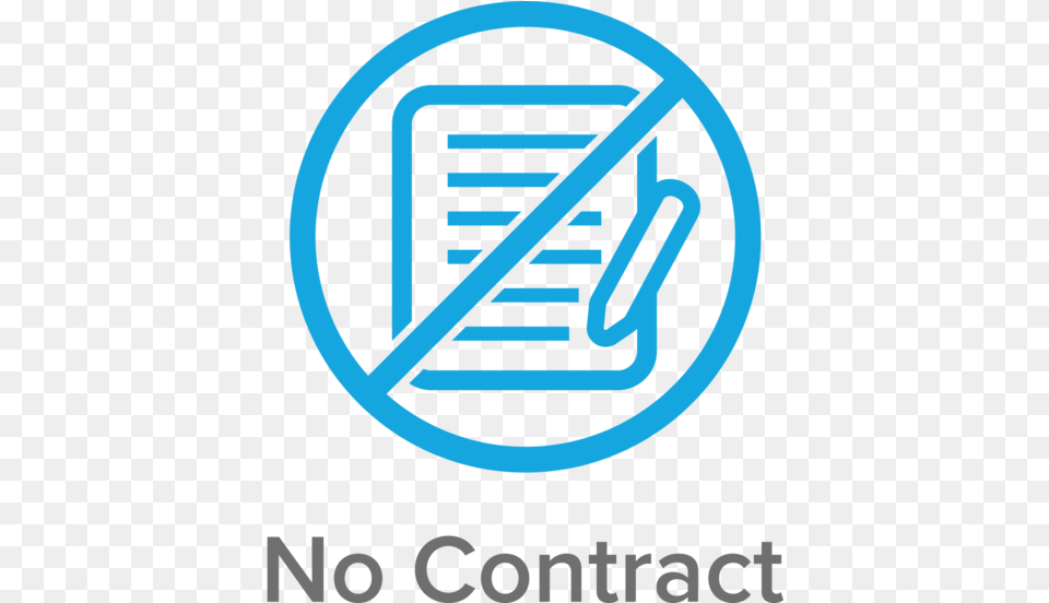 No Contract 2 Circle, Logo Png Image