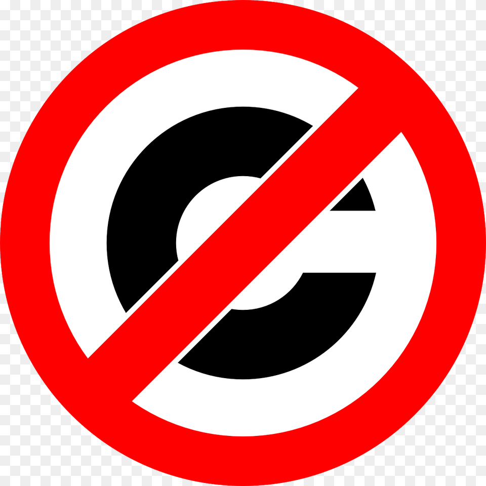 No Copyright Signs, Sign, Symbol, Road Sign Png Image