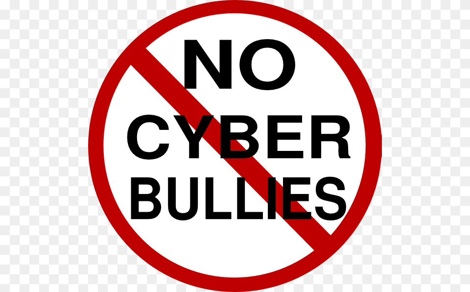 No Cyber Bullies Clip Art, Sign, Symbol, Road Sign, Dynamite Free Png Download