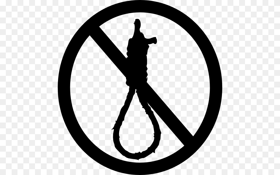 No Death Penalty Sign Clip Art, Symbol, Adult, Male, Man Png