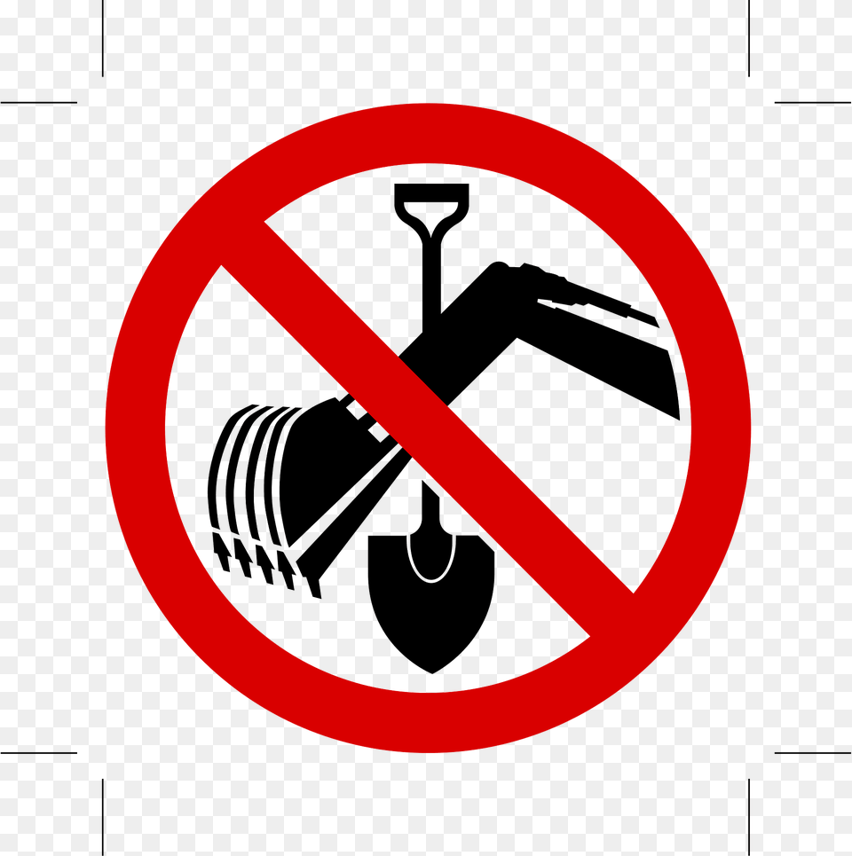 No Digging Clipart, Sign, Symbol, Road Sign Png Image